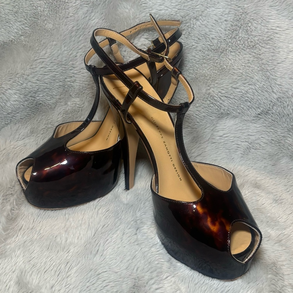 Giuseppe Zanotti Design Monro Persol Brown Stiletto Heel